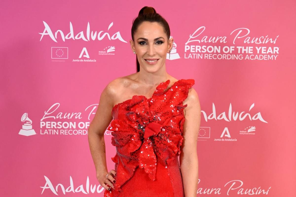 Malú a su llegada a la gala Person of the year