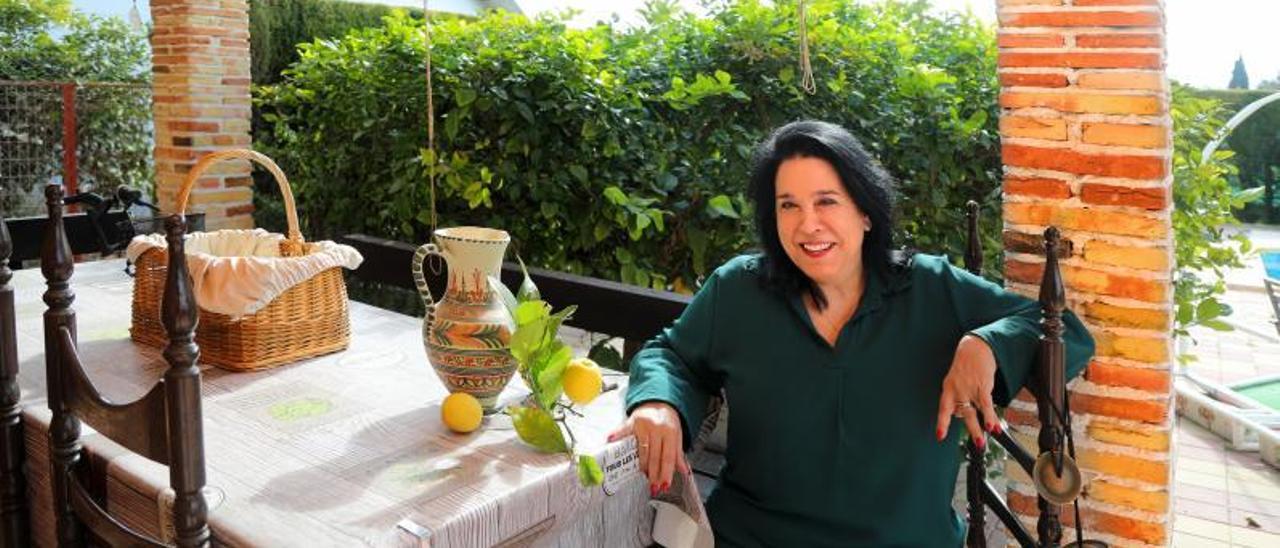 Baltasar, en su casa de la huerta.
