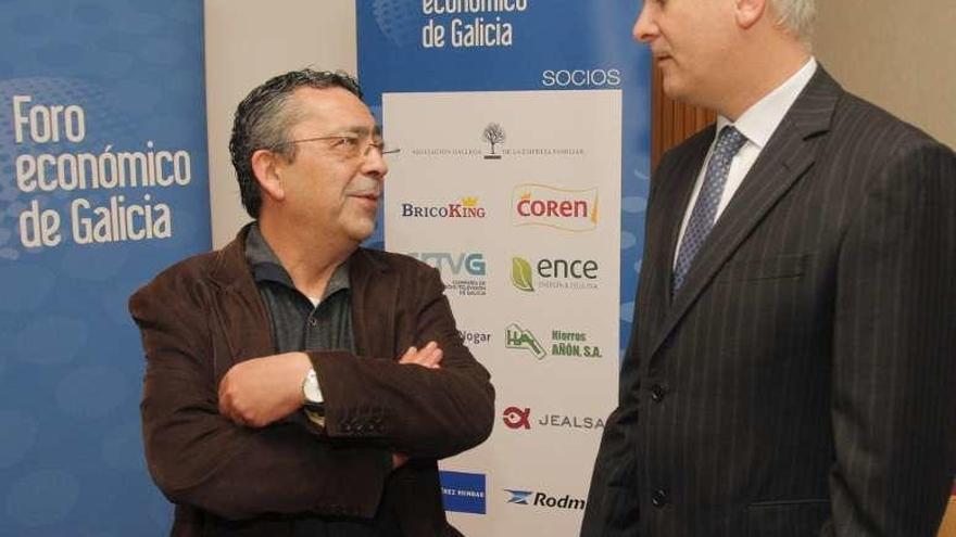 Edelmiro López y Santiago Lago. // Xoán Álvarez
