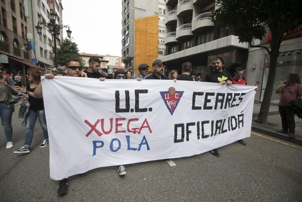 La manifestación, en imágenes