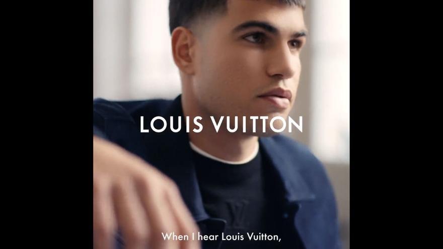 Carlos Alcaraz ficha por Louis Vuitton y el vídeo &#039;prende fuego&#039; a toda Murcia