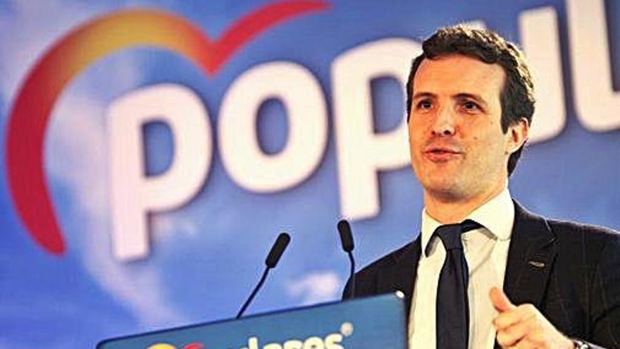 Casado va anunciar que el PP portarà els darrers decrets del Govern a la Junta Electoral.