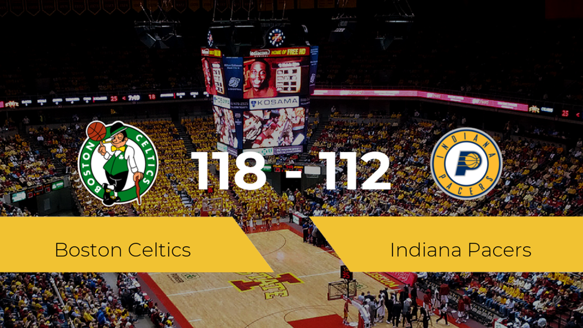 Boston Celtics gana a Indiana Pacers (118-112)