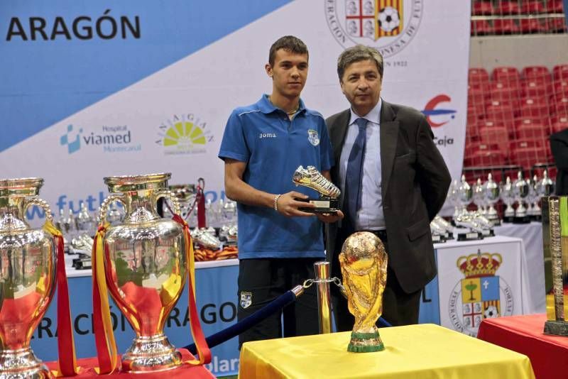 Fotogalería: Entrega de premios en la Gala del Fútbol de Aragón