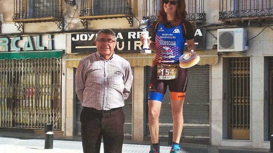 Diego Calvo, en el último Duatlón de Calasparra.