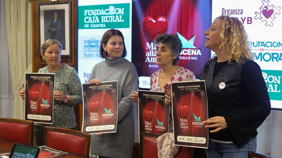 Presentación de "MÁS ALLÁ DEL AMOR" La Asociación Zamorana contra la Anorexia y la Bulimia organiza un evento solidario con la colaboración de la Fundación Caja Rural