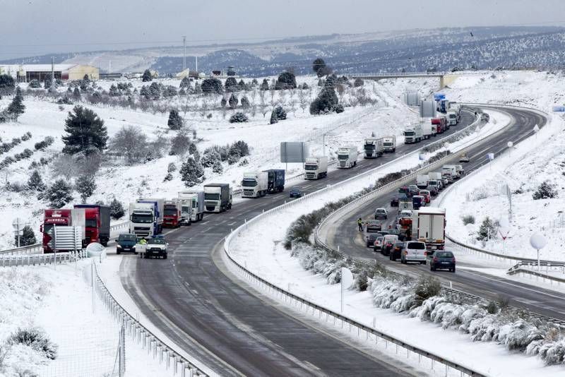 Fotogalería: Un manto blanco cubre gran parte de Aragón