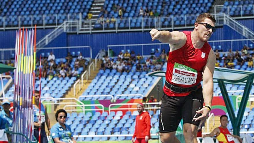 Héctor Cabrera, durante una competición.