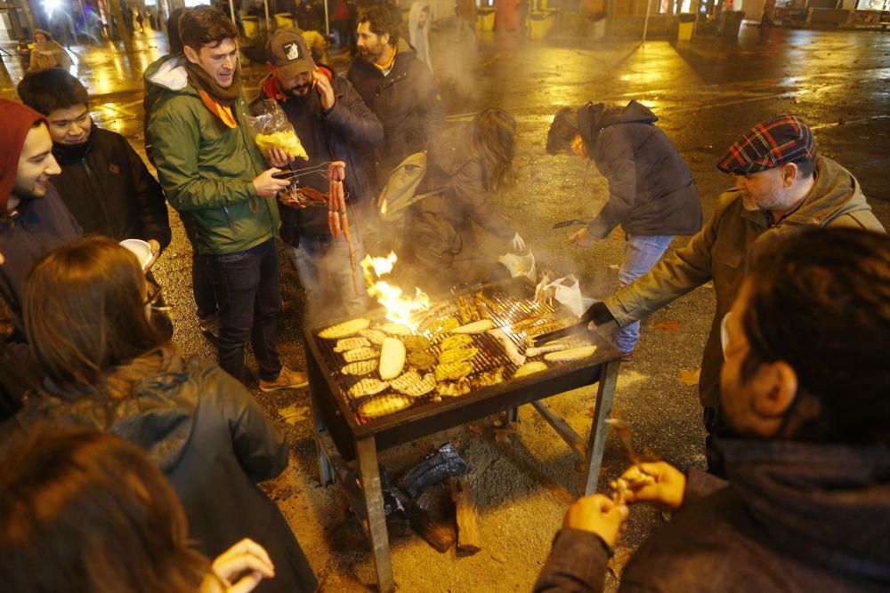 La borrasca Gloria estropea la Revetla de Sant Sebastià