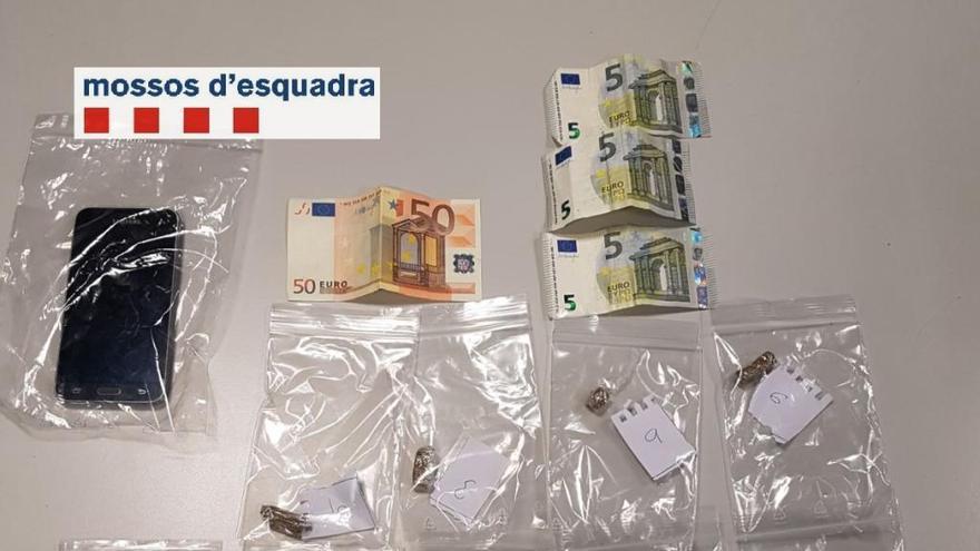 La droga intervinguda pels Mossos