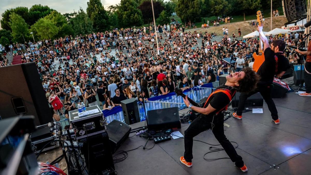 Un concierto del grupo "Afónica Naranjo", que actuará en el festival Regodón de Laviana.