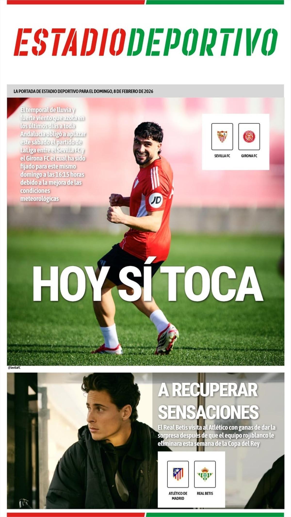 Las portadas de la prensa deportiva de hoy Las portadas de la prensa deportiva de hoy