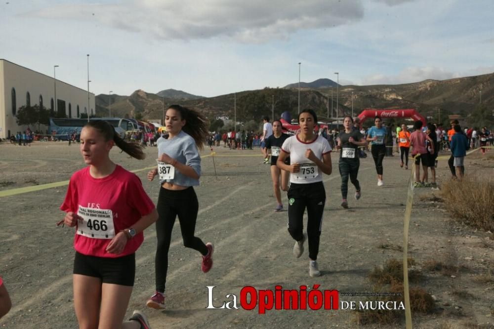 Final  regional de campo a través, juvenil