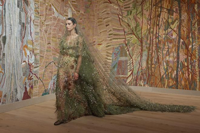Vestido de la colección Alta Costura otoño-invierno 2021-2022 de Dior