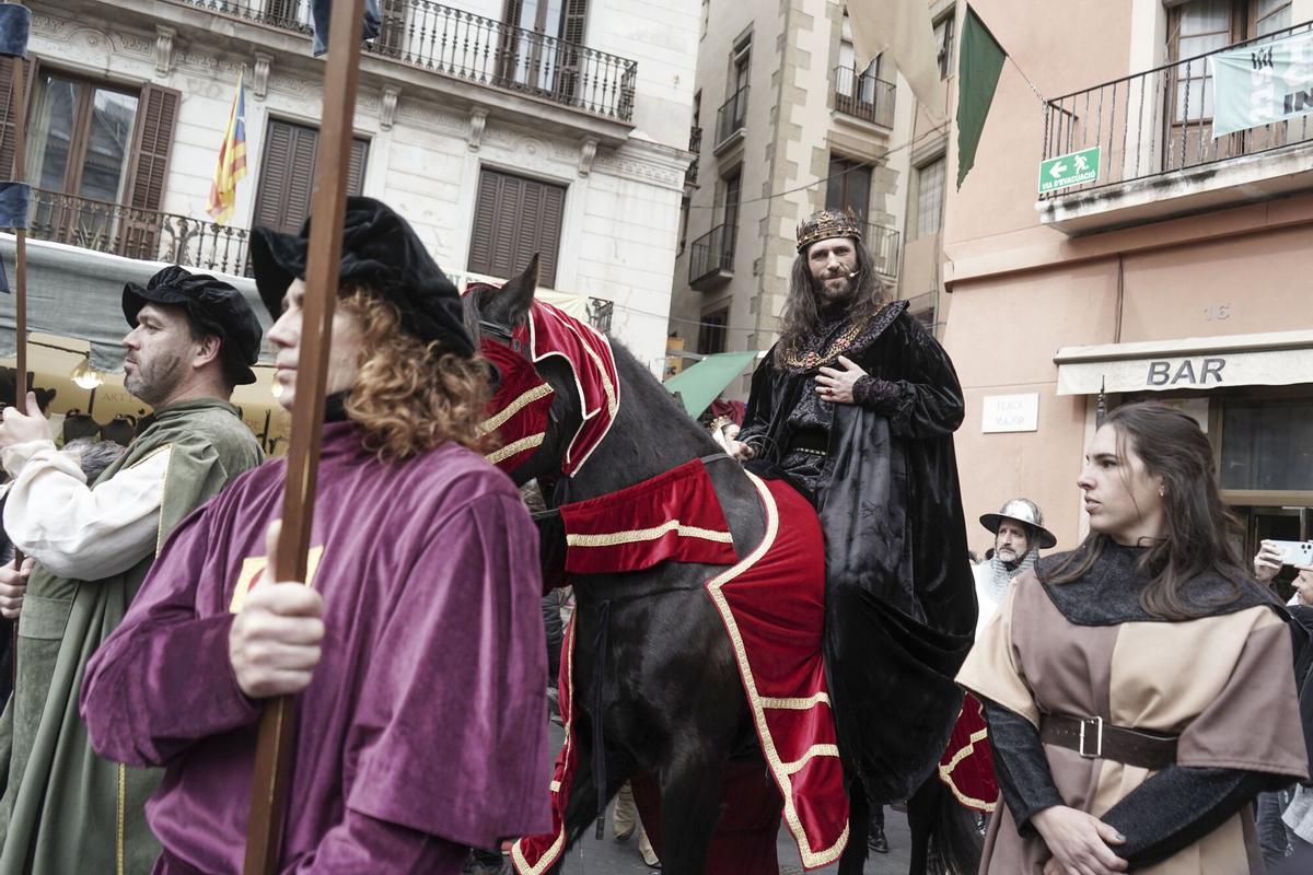 Un dels moments de la Fira de l'Aixada de Manresa