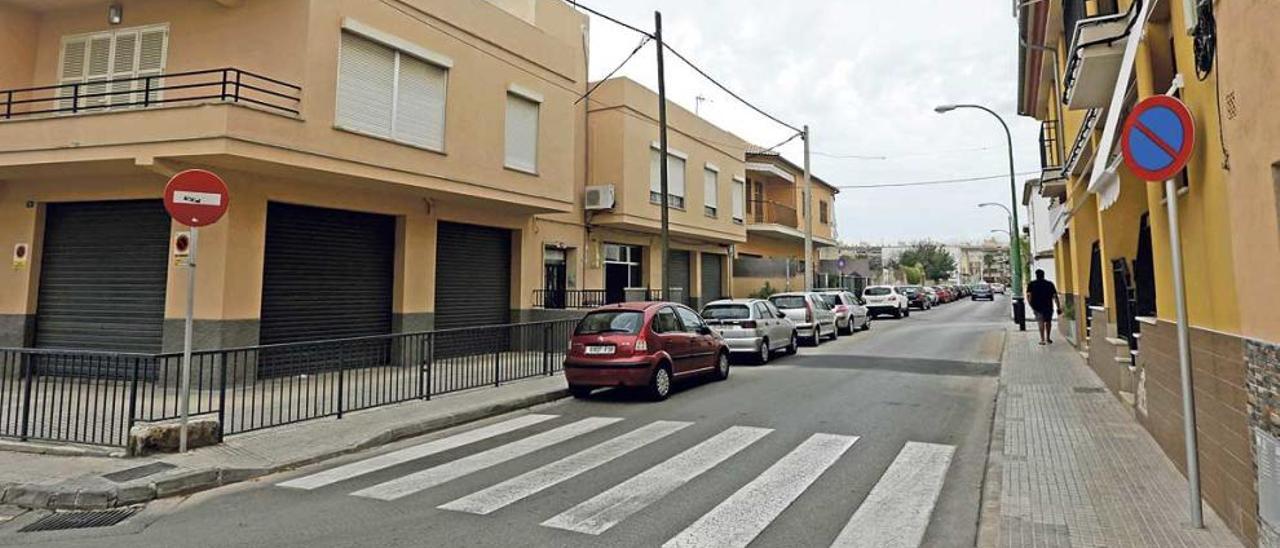 Lugar donde ocurrieron los hechos, en la calle Baltasar Valentí.