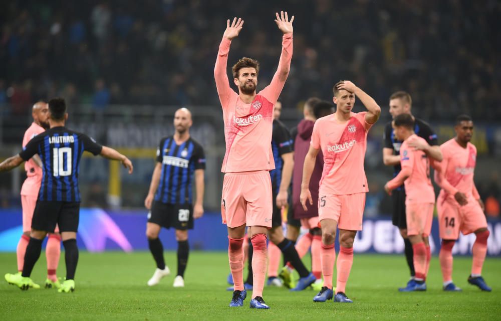 Les imatges de l'Inter de Milà - Barça