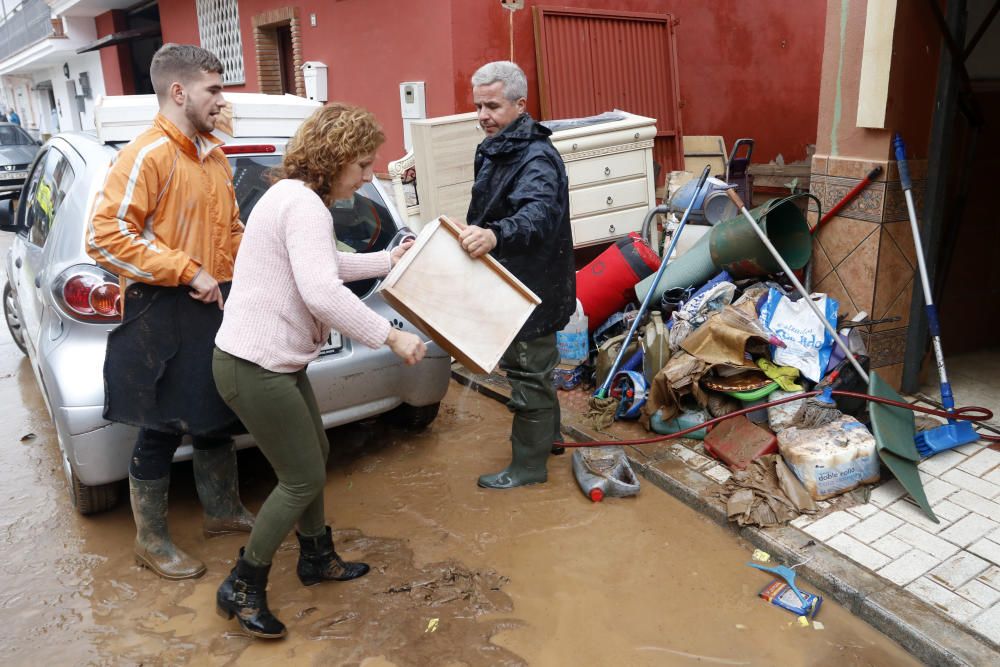 Nueva noche de tormenta y granizo en Málaga que desborda el río Campanillas