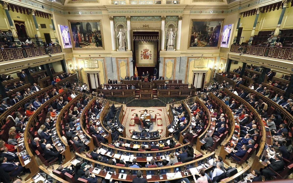 El hemiciclo del Congreso de los Diputados.
