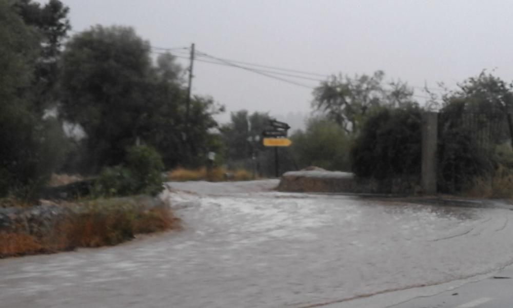 Unwetter auf Mallorca.