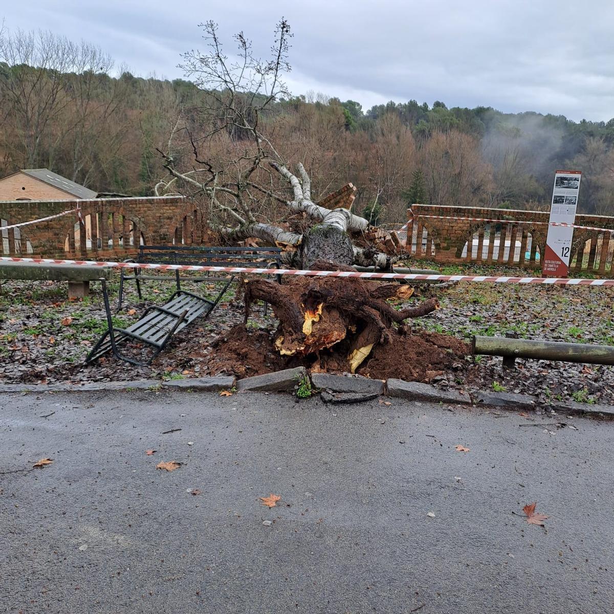 L'om caigut aquest migdia a la zona de la Miranda