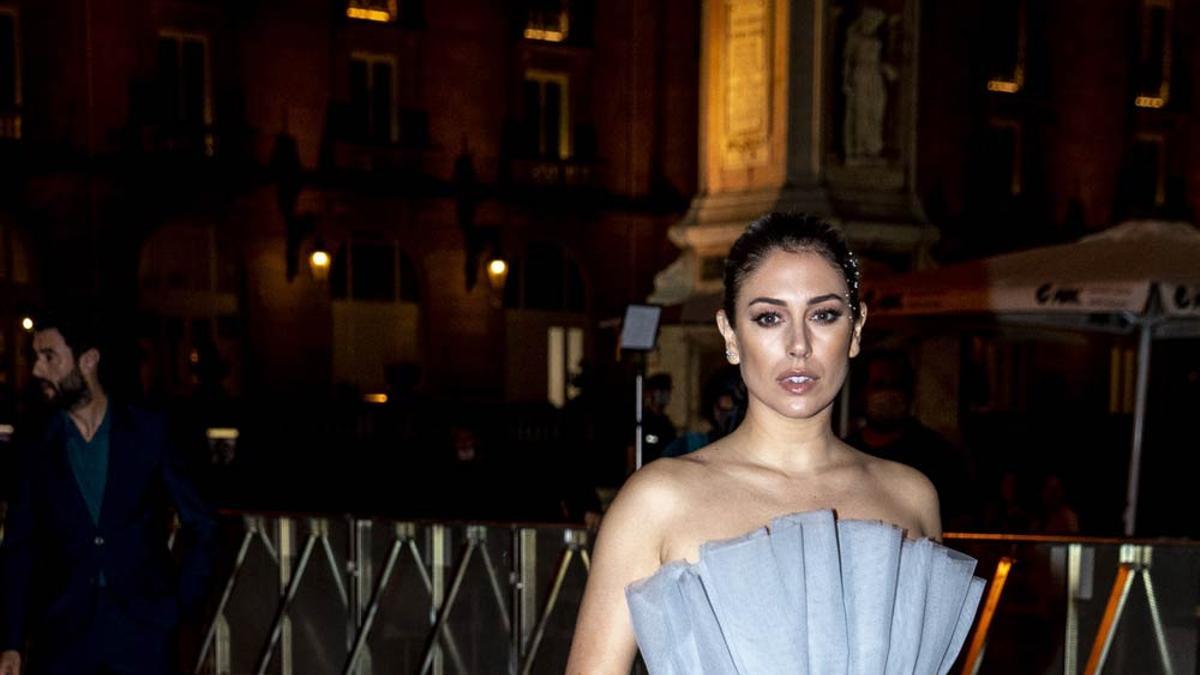 Blanca Suárez, con vestido de Valenzuela Atelier en el SSIF