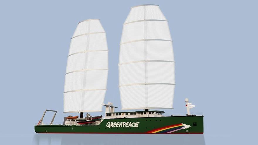 Desvelado el diseño para el velero sostenible de Greenpeace que fabrica Freire en Vigo