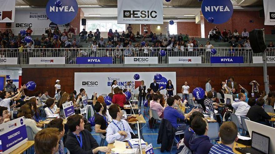 Una de las ediciones anteriores de la final del Young Business Talents, en Madrid.