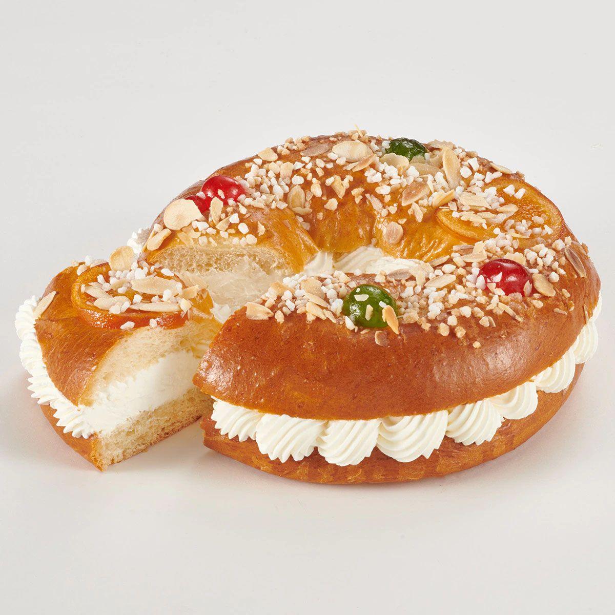 Roscón de Reyes con nata de El Corte Inglés