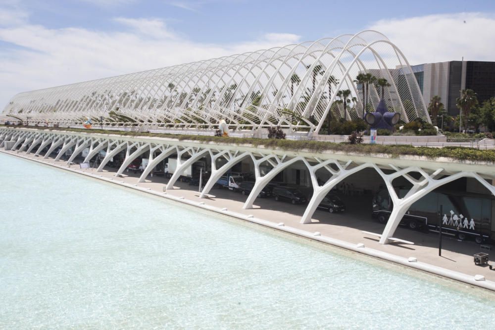 La serie de HBO 'Westworld' rueda en la Ciudad de las Artes y las Ciencias