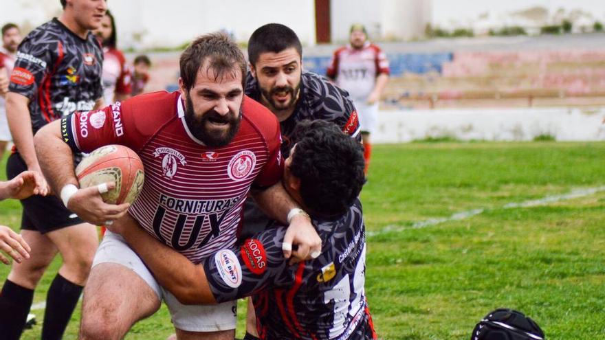 Imagen del duelo ante el Penyagolosa en Elda.