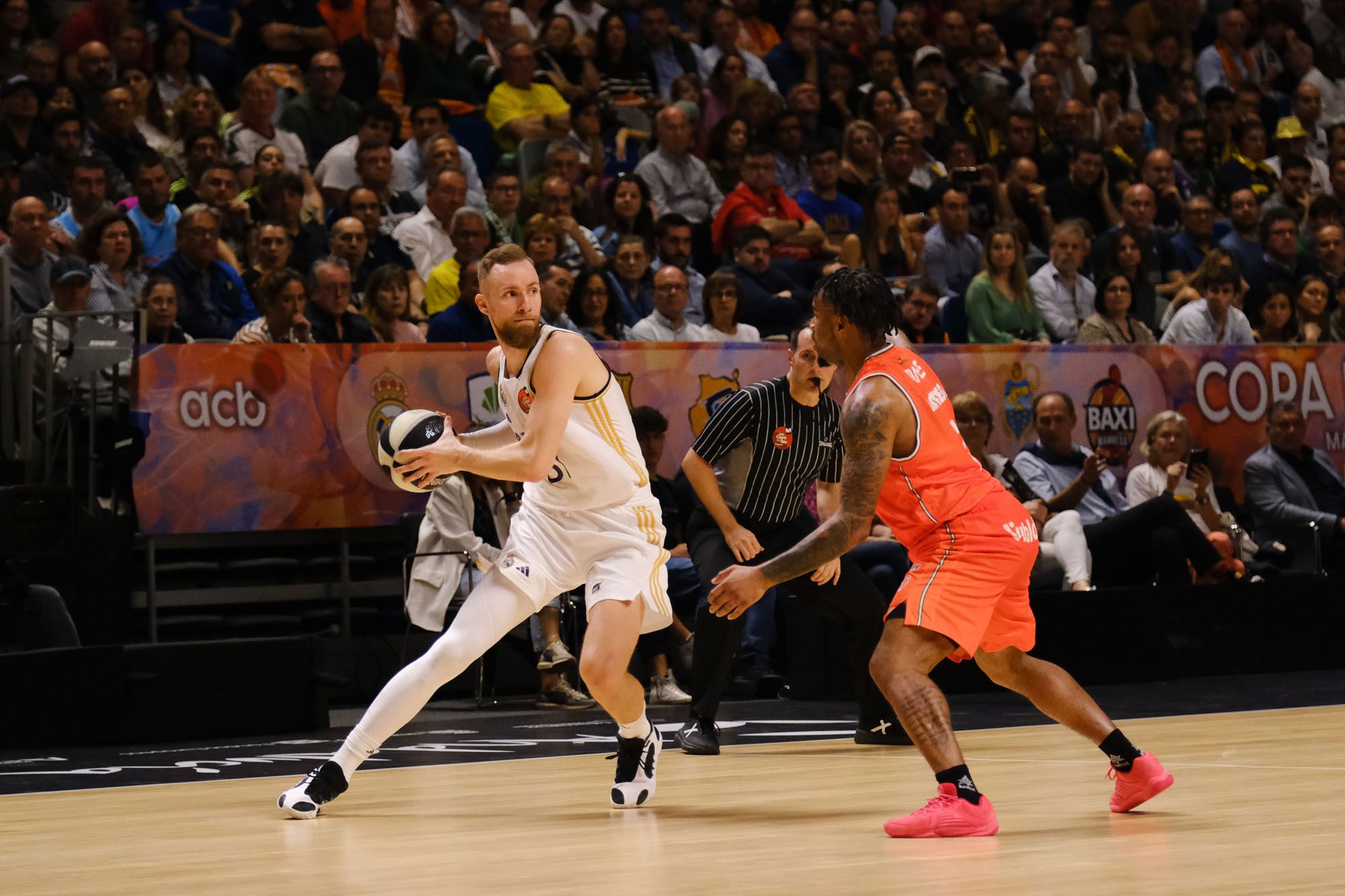 El Real Madrid - Valencia Basket de la Copa 2024. Gregorio Marrero