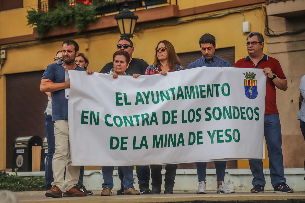 Protesta en San Miguel de Salinas contra la instal