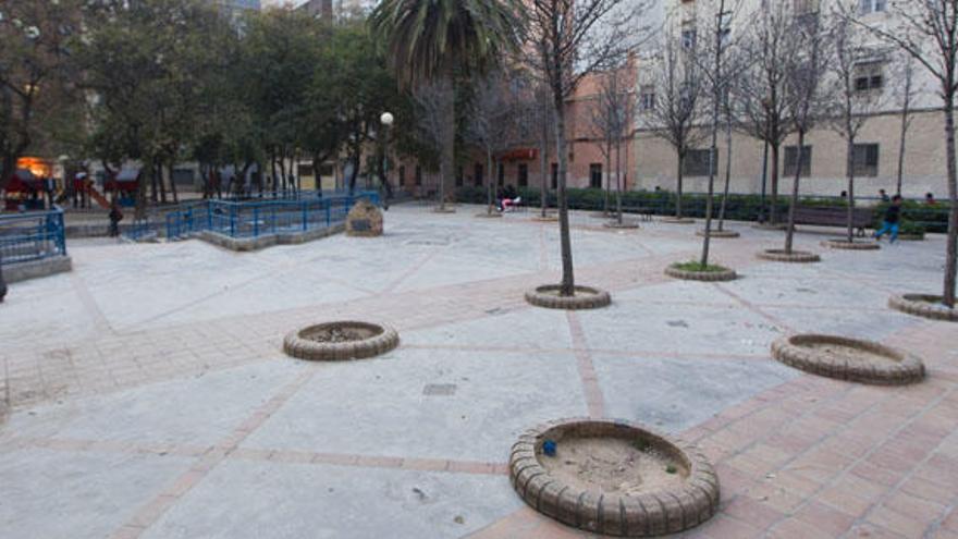 Los paisajistas sugieren un pavimento permeable para  el parque Manuel Granero