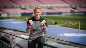 Sandra Paños, para SPORT, en el Spotify Camp Nou