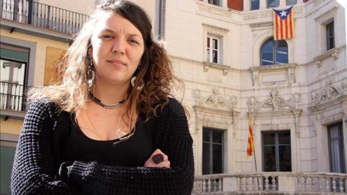 La alcaldesa de Berga, Montserrat Venturós.