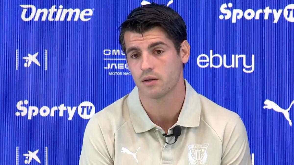 Morata aterriza en el Leganés: "Ha sido una decisión fácil"