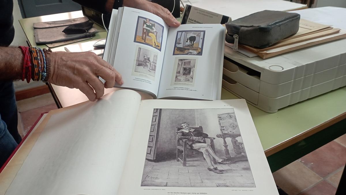 Las ilustraciones de  José Jiménez Aranda para el Quijote del Centenario (1905) sirvieron de modelo a la fábrica de cerámica sevillana Mensaque, Rodríguez y Cía para sus azulejos del Quijote.