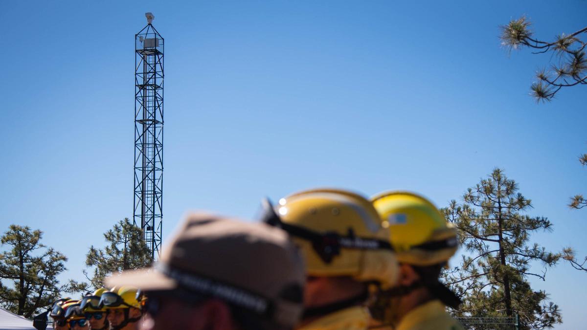 Torre de Los Topos, en Vilaflor, la primera en estrenar el nuevo sistema de cámaras y sensores