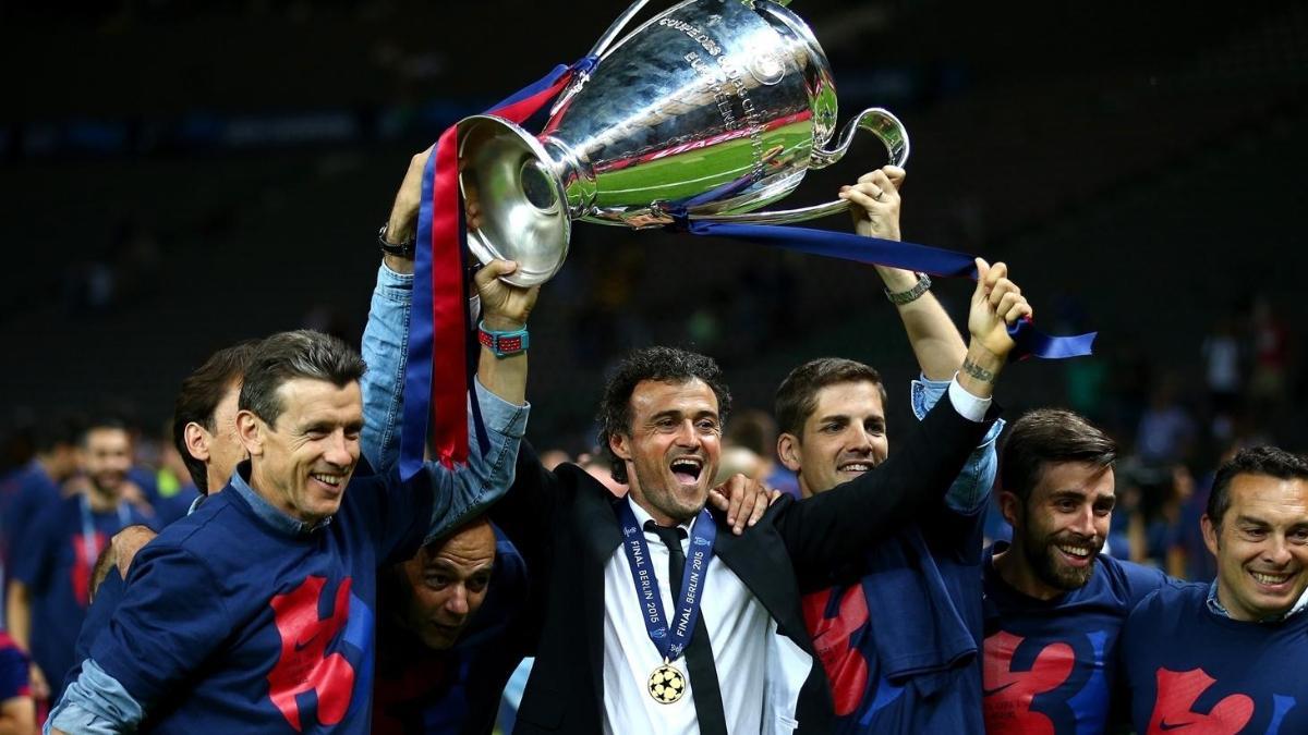 Luis Enrique lideró al Barça que ganó la Champions League en 2015