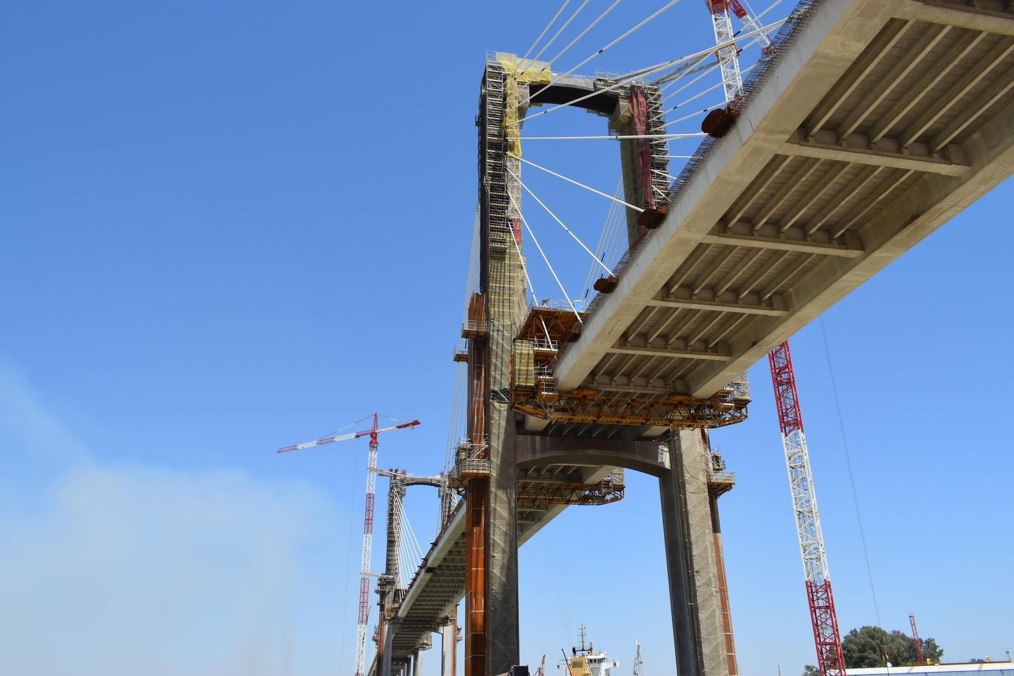 Puente del Centenario en obras