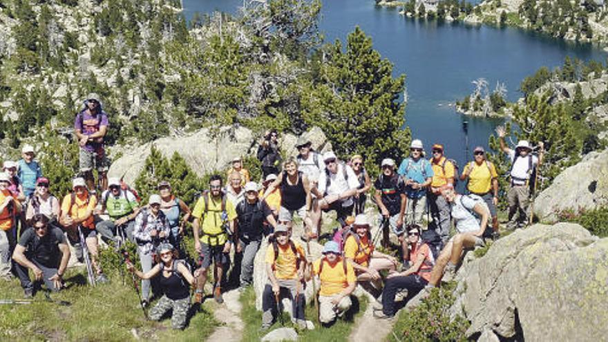 La Colla Excursionista de Vilanova del Camí fa la travessa Sallente-Espot