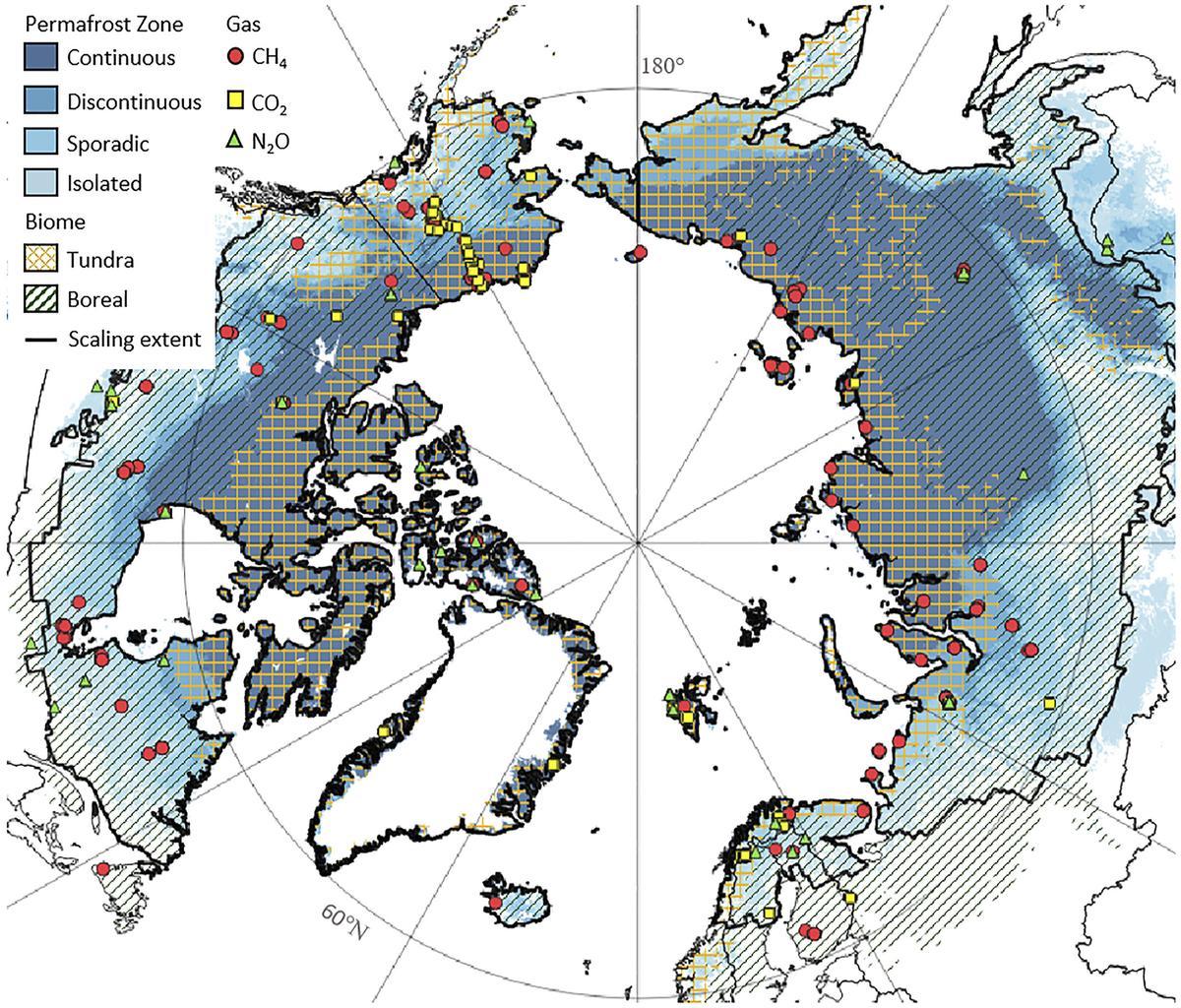 Distribución mundial del permafrost
