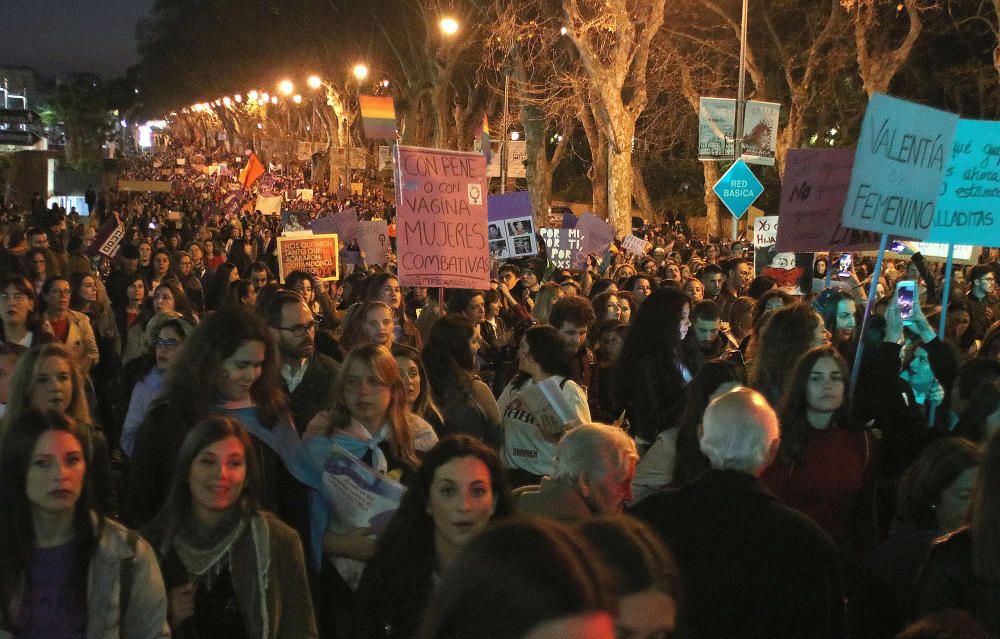 Manifestaciones por el 8M en Málaga