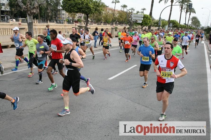 Media Maratón de Murcia: paso por la Avenida del Infante