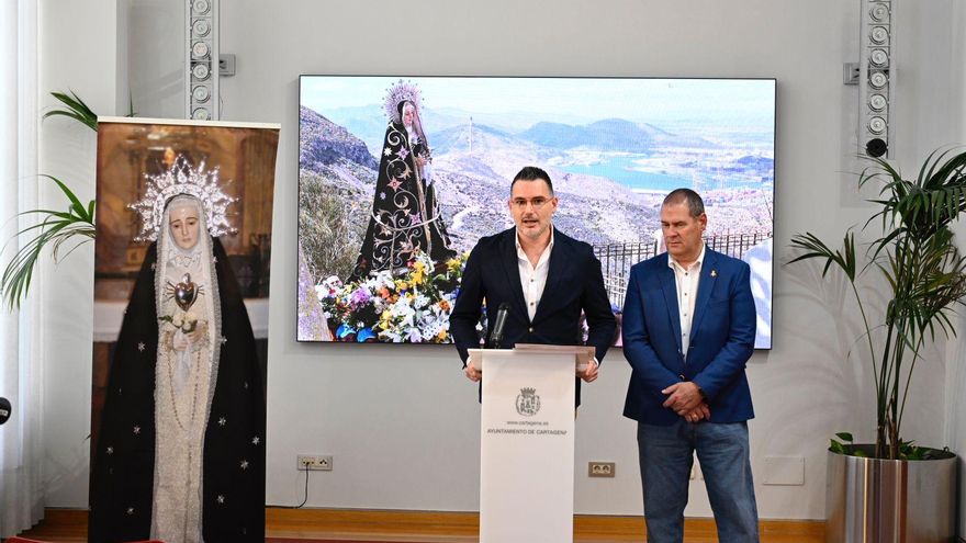 Comienzan los actos de la Romería de la Virgen de la Soledad del Calvario de Cartagena