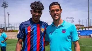 Óscar López, exentrenador de Lamine Yamal: "Lo que le vemos hacer ahora ya lo veíamos en el Juvenil A pero lógicamente tenía menos repercusión. Era capaz de resolverte un partido con dos pases o un remate a la escuadra"