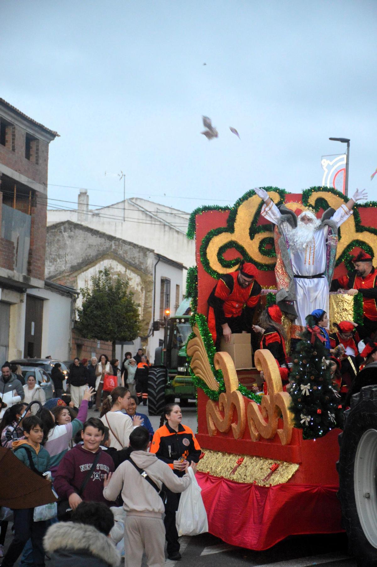 Rey Melchor en la Cabalgata de Fernán Núñez.