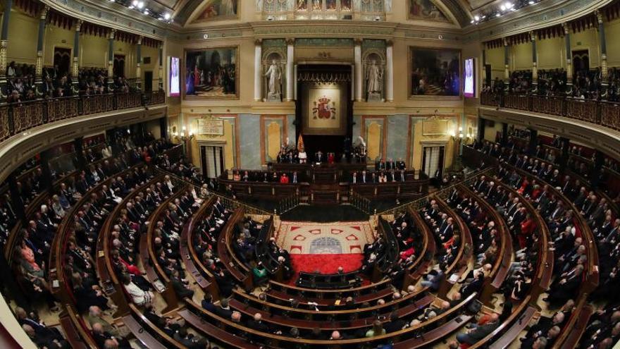 Una panorámica del Congreso de los Diputados.