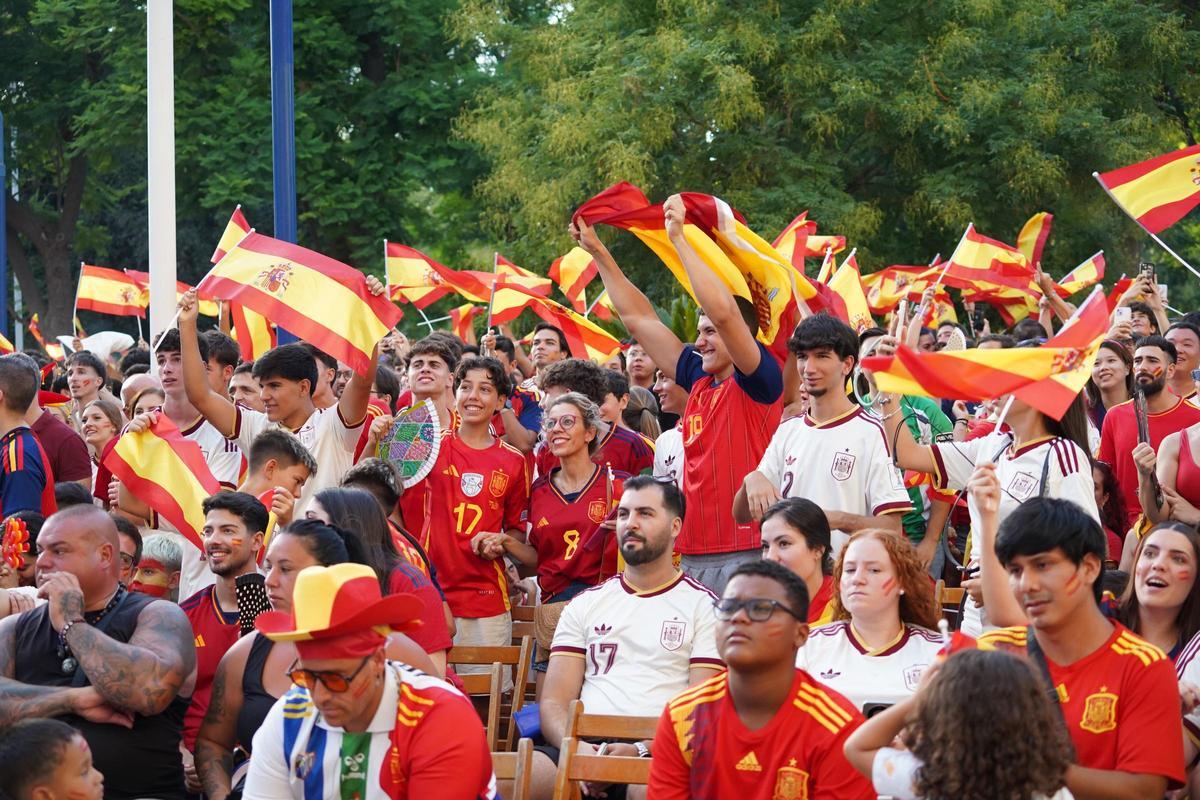 Así se vivió la segunda estrella del Mundial en Sevilla